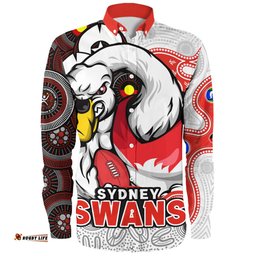 Amazing Aussie Sydney Swans NAIDOC Spirit Of Country Long Sleeve Shirt