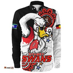 Amazing Aussie Sydney Swans Power Through Generations NAIDOC Edition Long Sleeve Shirt