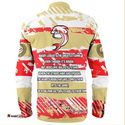 Amazing Aussie Redcliffe Dolphins Theme Song Inspired Long Sleeve Shirt