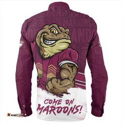 Amazing Aussie Queensland Maroons NSW Blues Word Cloud Style Long Sleeve Shirt
