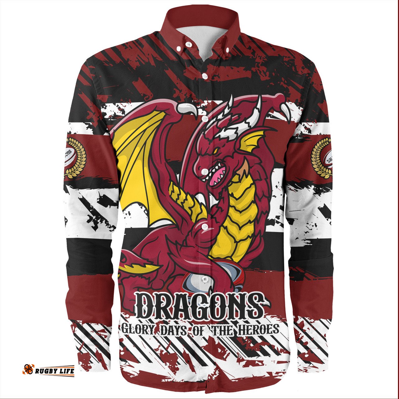 Amazing Aussie St. George Illawarra Dragons Theme Song Inspired Long Sleeve Shirt