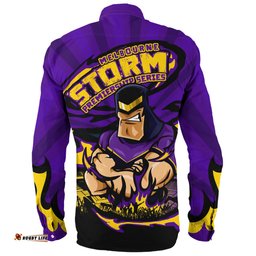 Amazing Aussie Melbourne Storm Premiership Series Sports Gear Long Sleeve Shirt