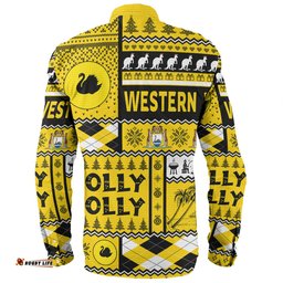 Amazing Aussie Western Australia Christmas Holly Jolly Chrissie Long Sleeve Shirt