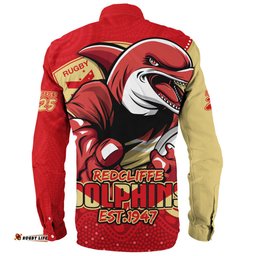 Amazing Aussie Redcliffe Dolphins Battle For Glory Rugby Finals Edition Long Sleeve Shirt