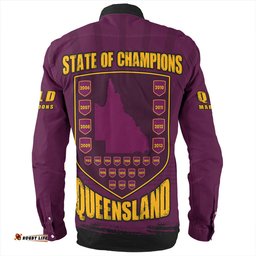 Amazing Aussie Queensland Maroons Dynasty Of Maroons Long Sleeve Shirt