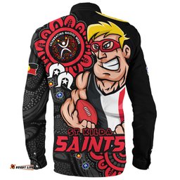 Amazing Aussie St Kilda Power Through Generations NAIDOC Edition Long Sleeve Shirt
