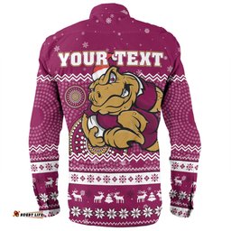 Amazing Aussie Queensland Cane Toads Christmas Custom Ugly Xmas And Aboriginal Patterns For Die Hard Fan Long Sleeve Shirt