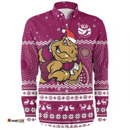 Amazing Aussie Queensland Cane Toads Christmas Custom Ugly Xmas And Aboriginal Patterns For Die Hard Fan Long Sleeve Shirt