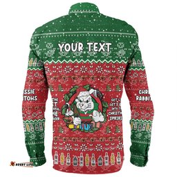 Amazing Aussie South Sydney Rabbitohs Custom Chrissie Spirit Long Sleeve Shirt