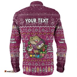 Amazing Aussie Queensland Cane Toads Christmas Custom Chrissie Spirit Long Sleeve Shirt