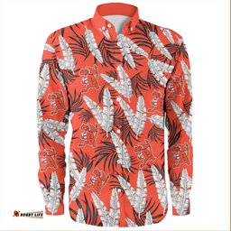 Amazing Aussie St. George Illawarra Dragons Custom Tropical Patterns St. George Illawarra Dragons Long Sleeve Shirt