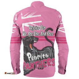 Amazing Aussie Penrith Panthers Happy Australia Day We Are One And Free V2 Long Sleeve Shirt