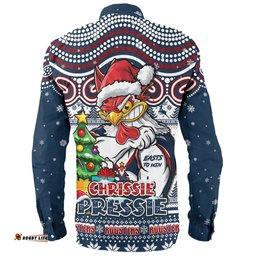 Amazing Aussie Sydney Roosters Aussie Ugly Christmas For Die Hard Fan Supporters Long Sleeve Shirt