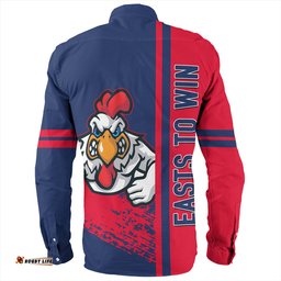 Amazing Aussie Sydney Roosters Sydney Roosters Mascot Quater Style Long Sleeve Shirt