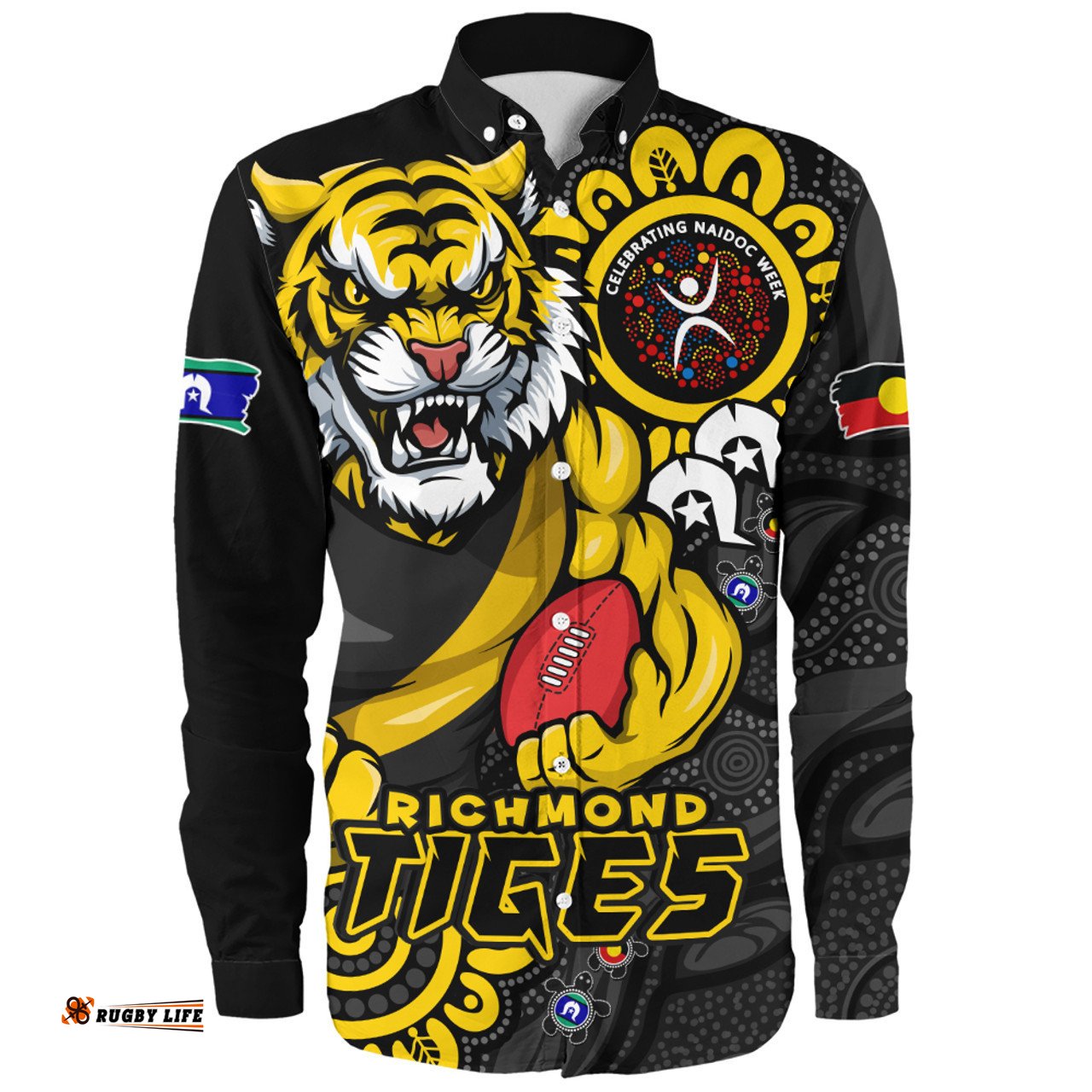 Amazing Aussie Richmond Power Through Generations NAIDOC Edition Long Sleeve Shirt