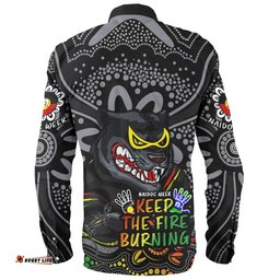 Amazing Aussie Penrith Panthers Aboriginal Inspired Naidoc Week Custom For Die Hard Fan Supporters Long Sleeve Shirt
