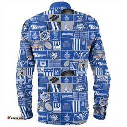 North Melbourne Long Sleeve Button Shirt Legacy Of The Pride Comic Style
