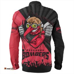 Essendon Long Sleeve Button Shirt Breaking Through Fan Design