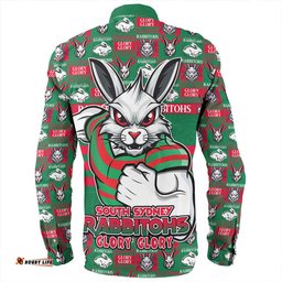 South Sydney Rabbitohs Long Sleeve Button Shirt Champion������������������������������������������������������s Pride Comic Style