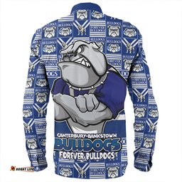 Canterbury-Bankstown Bulldogs Long Sleeve Button Shirt Champion������������������������������������������������������s Pride Comic Style
