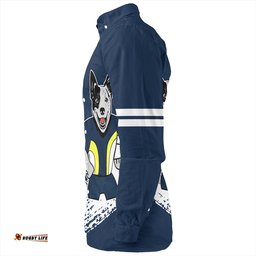 North Queensland Cowboys Long Sleeve Button Shirt - North Queensland Cowboys Mascot Quater Style