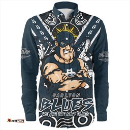 Carlton Long Sleeve Button Shirt Ripped Legacy Of The Game