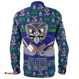 New Zealand Warriors Long Sleeve Button Shirt Champion������������������������������������������������������s Pride Comic Style