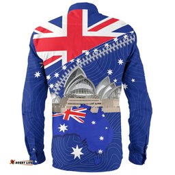Australia Australia Day Long Sleeve Button Shirt - Happy Australia Day Long Sleeve Button Shirt