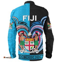 Australia South Sea Islanders Long Sleeve Button Shirt - Fiji Is My Heart Long Sleeve Button Shirt