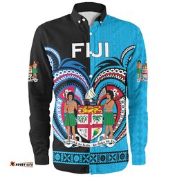 Australia South Sea Islanders Long Sleeve Button Shirt - Fiji Is My Heart Long Sleeve Button Shirt