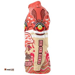 Redcliffe Dolphins Naidoc Week Custom Long Sleeve Button Shirt - For Our Elders Home Jersey Shirt