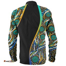 Australia Aboriginal Custom Long Sleeve Button Shirt - Color Dot Dreamtime Long Sleeve Button Shirt