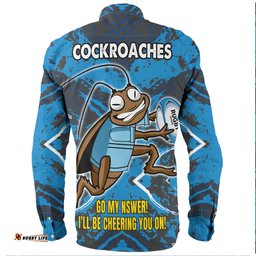 Cockroach Sport Long Sleeve Button Shirt - Custom Go My NSWer