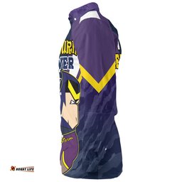 Melbourne Storm Custom Long Sleeve Button Shirt - Melbourne Storm Supporter Long Sleeve Button Shirt