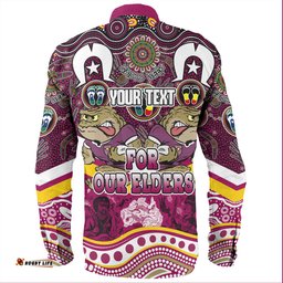 Cane Toads Naidoc Week Long Sleeve Button Shirt - NAIDOC Week 2023 Indigenous For Our Elders