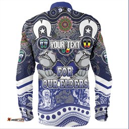 Canterbury-Bankstown Bulldogs Naidoc Week Long Sleeve Button Shirt - NAIDOC Week 2023 Indigenous For Our Elders