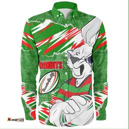 South Sydney Rabbitohs Long Sleeve Button Shirt - Theme Song