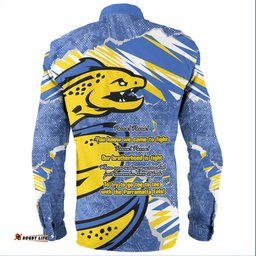 Parramatta Eels Sport Long Sleeve Button Shirt - Theme Song