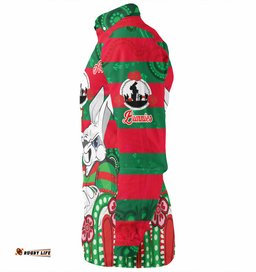 South Sydney Rabbitohs Day Custom Long Sleeve Button Shirt - Bunnies For Life Anzac Quotes Shirt