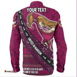 Cane Toads Sport Long Sleeve Button Shirt - Theme Song For Rugby With Sporty Style