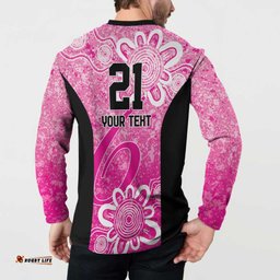 Australian Sixers Cricket Custom Button Sweatshirt Minimalism Aboriginal