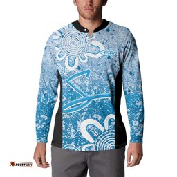 Adelaide Strikers Custom Button Sweatshirt Minimalism Aboriginal
