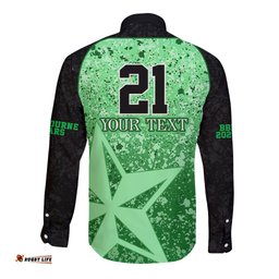 Melbourne Stars Custom Long Sleeve Button Shirt BBL Cricket Team 2024