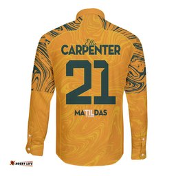 Ellie Carpenter Australian Matildas Long Sleeve Button Shirt