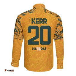 Sam Kerr Australia Matildas Long Sleeve Button Shirt