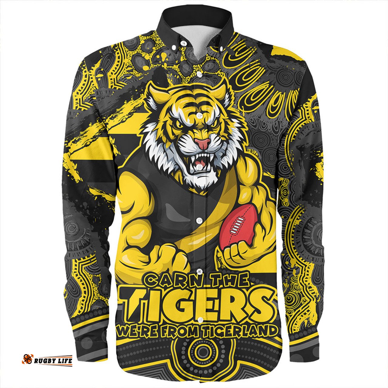 Richmond Long Sleeve Button Shirt Blazing Spirit Of Victory