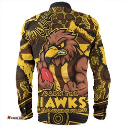 Hawthorn Long Sleeve Button Shirt Blazing Spirit Of Victory