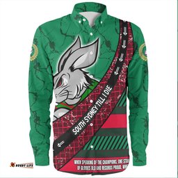 Sydney Roosters Long Sleeve Button Shirt - Theme Song For Rugby With Sporty Style