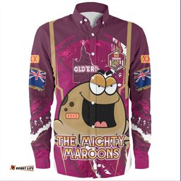 Cane Toads Sport Long Sleeve Button Shirt - Custom Go Mighty Inspired