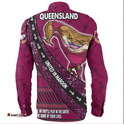 Cane Toads Sport Long Sleeve Button Shirt - Theme Song For Rugby With Sporty Style